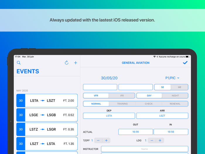 Air Pilot Logbook G.A.