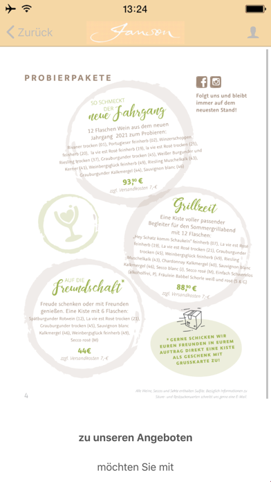 Weingut Janson Screenshot