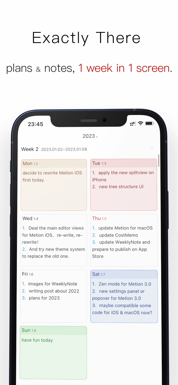 WeeklyNote Fast Daily Note