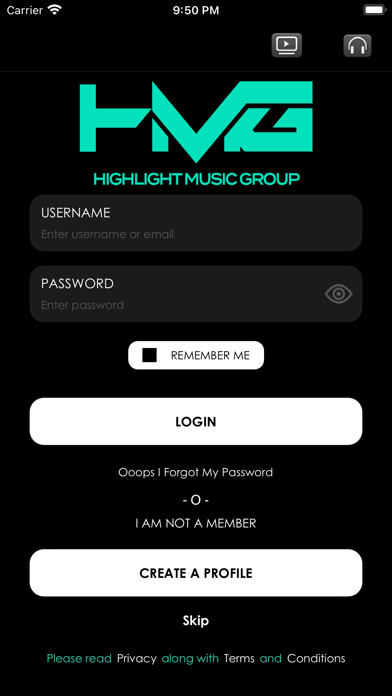 Highlight Music Group Screenshot