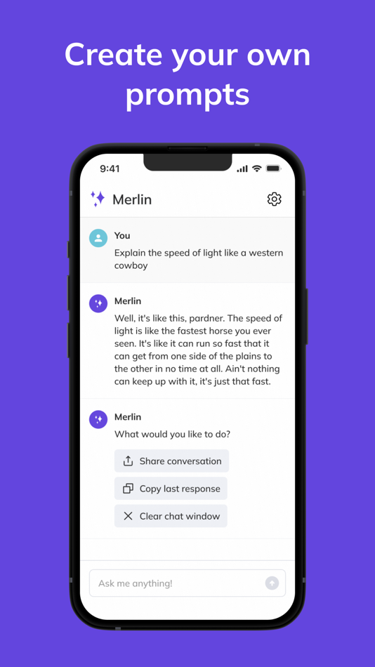 #5. Merlin AI - Chatbot Assistant (iOS) 由: DogTown Media, LLC