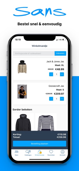 Sans-online.nl Merkkleding on the App Store