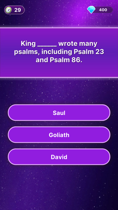 Bible Trivia Daily-Bible Quiz Screenshot