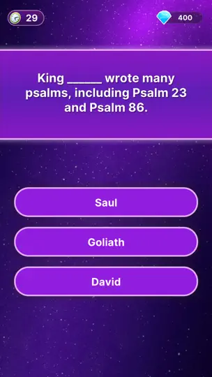 Bible Trivia Daily-Bible Quiz iPhone Screenshot 5