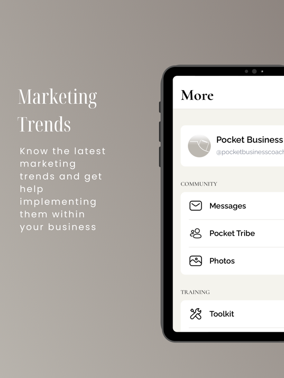 Pocket Business Coach iPad screenshot 5 - Business app