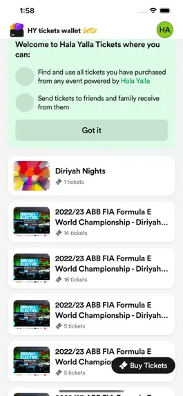 Game screenshot Hala Yalla Tickets apk