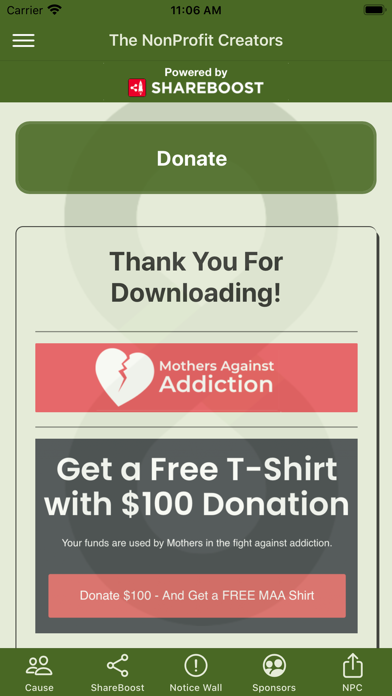The NonProfit Creators Screenshot