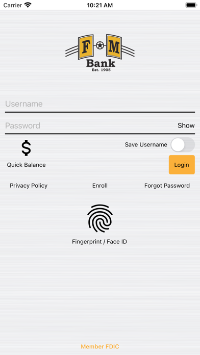 Farmers & Merchants Bank Texas Screenshot