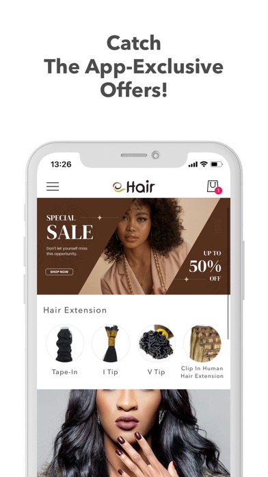 eHair Outlet Screenshot