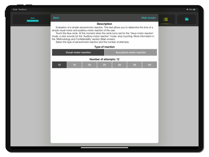 Sensorimotor Reactions