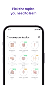 Daily Anatomy Flashcards screenshot