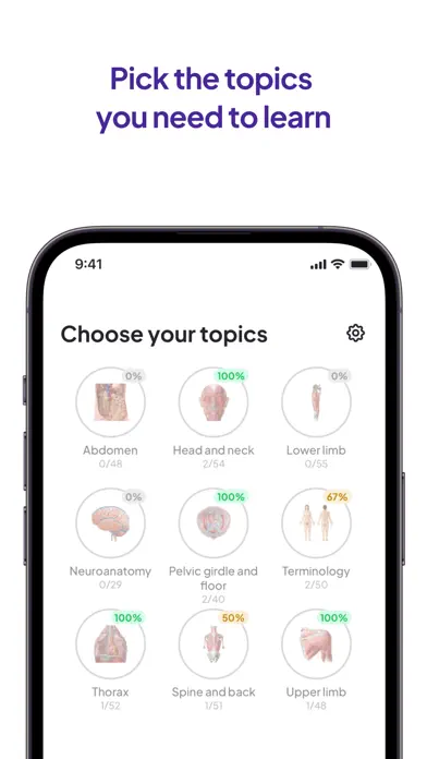 Daily Anatomy Flashcards App Store screenshot 2