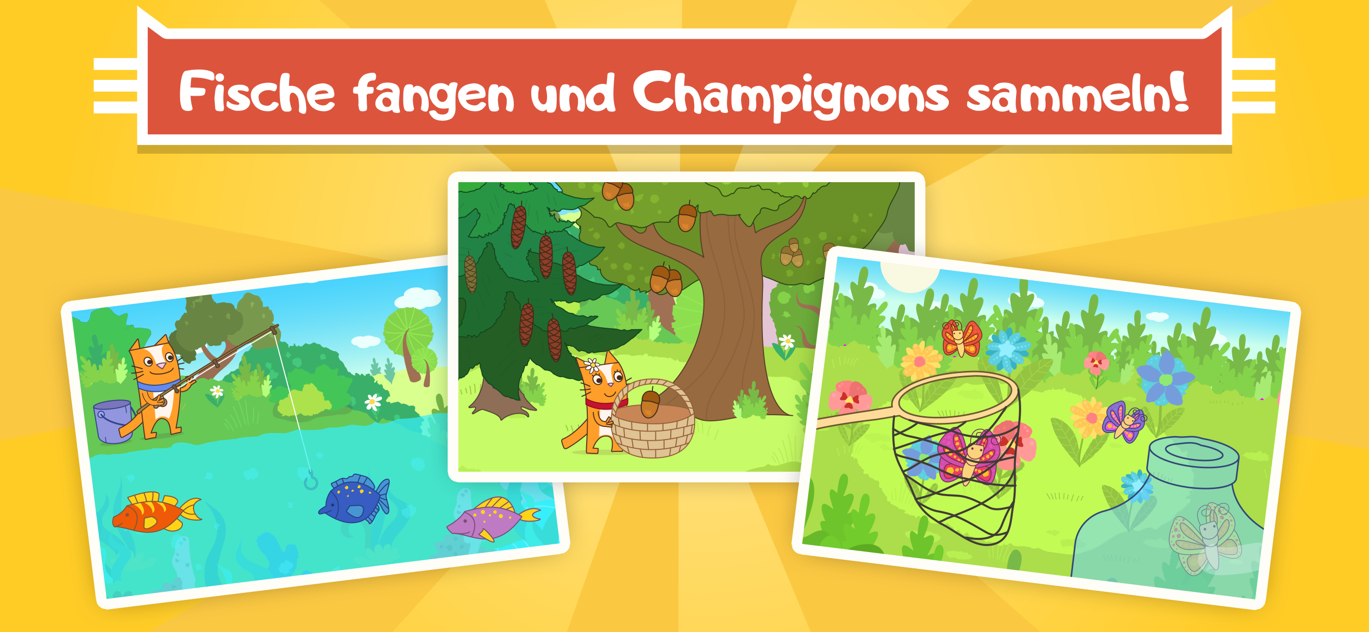 Cats Pets: Picnic mit Katze!