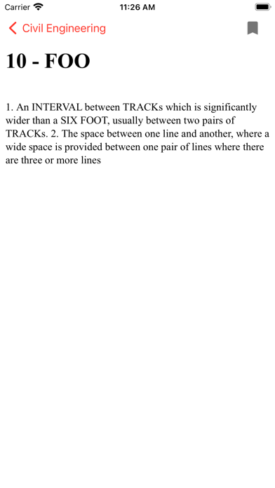 Civil Engineering Dictionary _ Screenshot