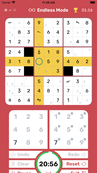 Sudoku+ Game Screenshot