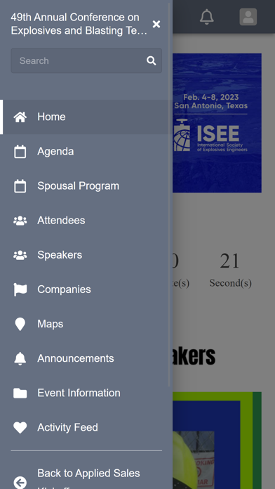 ISEE Annual Blaster Conference Screenshot