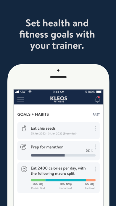 Kleos Fitness Screenshot