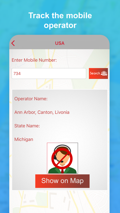 Mobile Number Location Finder! Screenshot