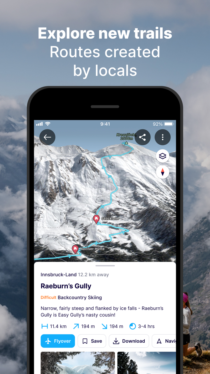 FATMAP: Ski, Hike & Trail Maps screenshot 4