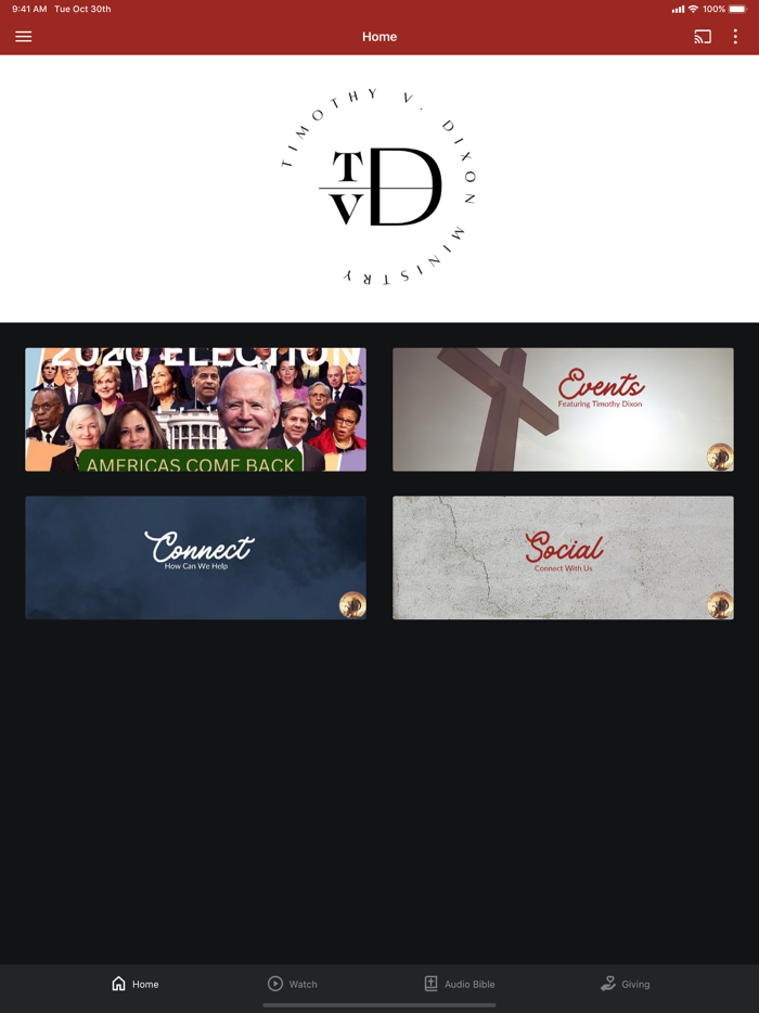 Timothy V Dixon Ministry