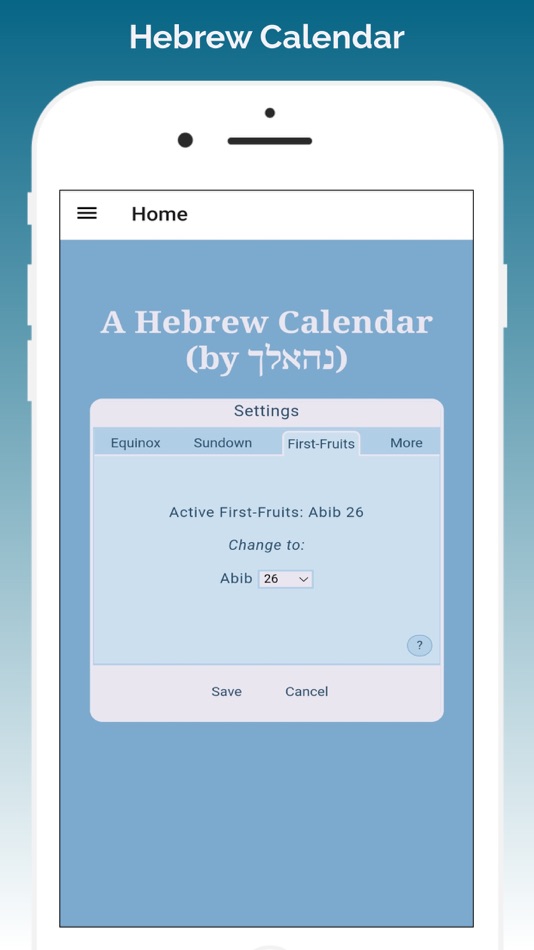 #5. Hebrew Calendar App (iOS) 由: Dioneibys Blanco Grudas