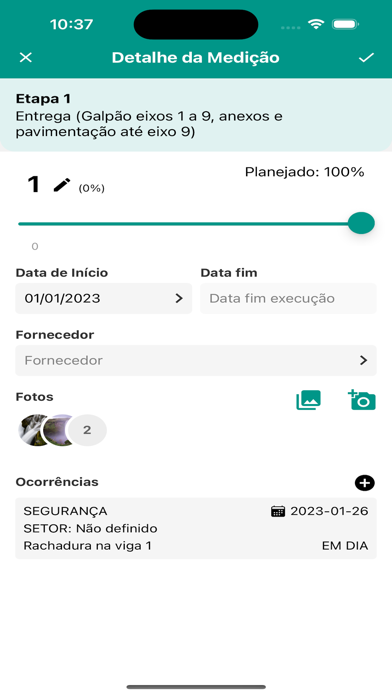 Produção (novo) Screenshot