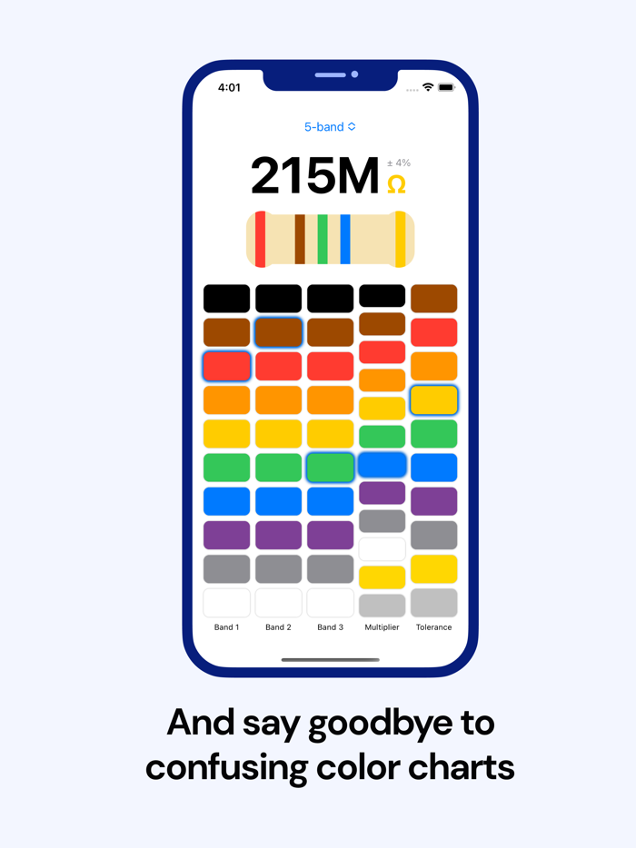 Resistor Color Band Calculator