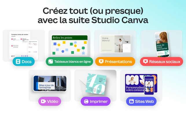 ‎Canva : Éditeur Photo et vidéo Capture d'écran