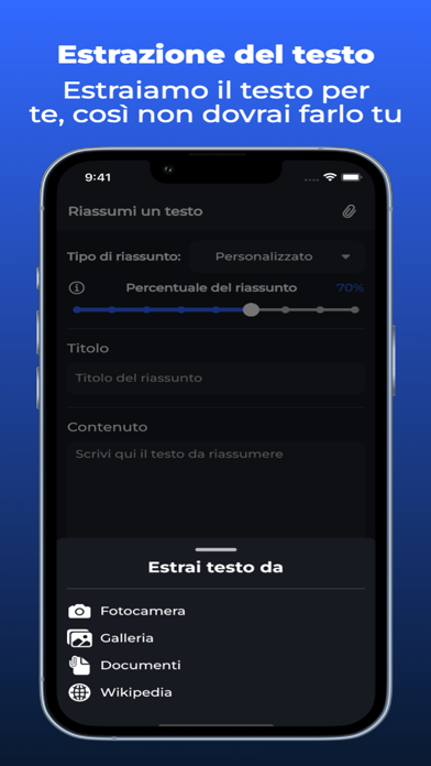 Summy - Summarize your texts! Screenshot