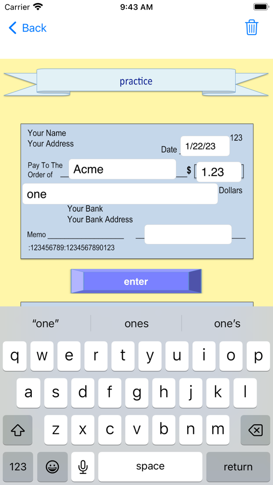 #7. write checks (iOS) 由: Sigma Sky, LLC