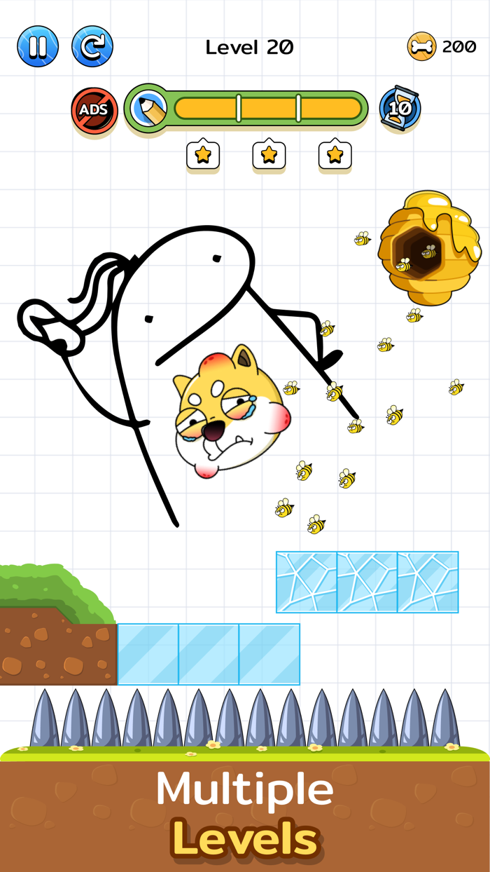 Save the Dog Draw Line DOP