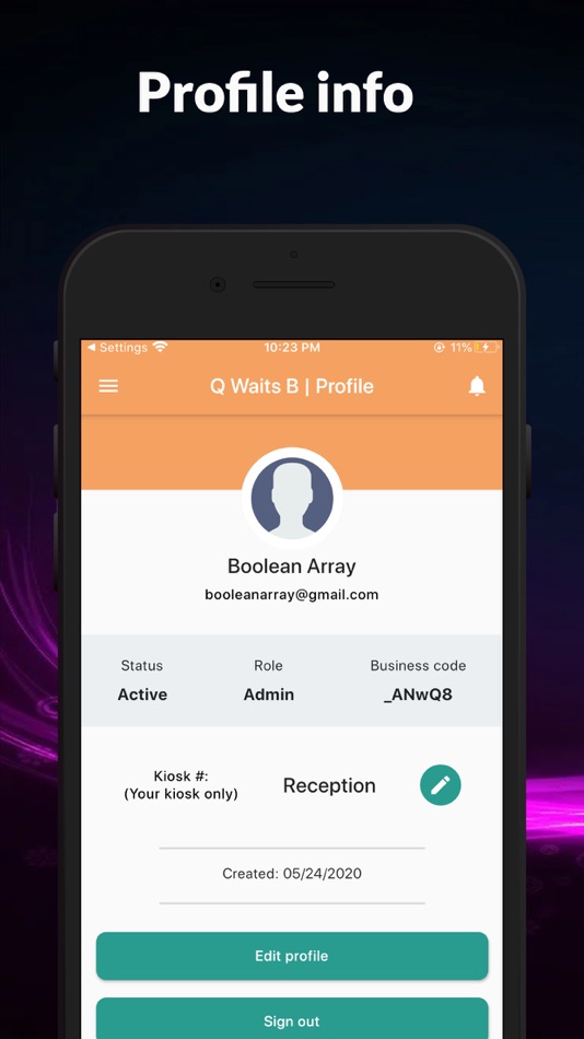 #6. Q Waits B: virtual queue mgmt (iOS) 由: Boolean Array