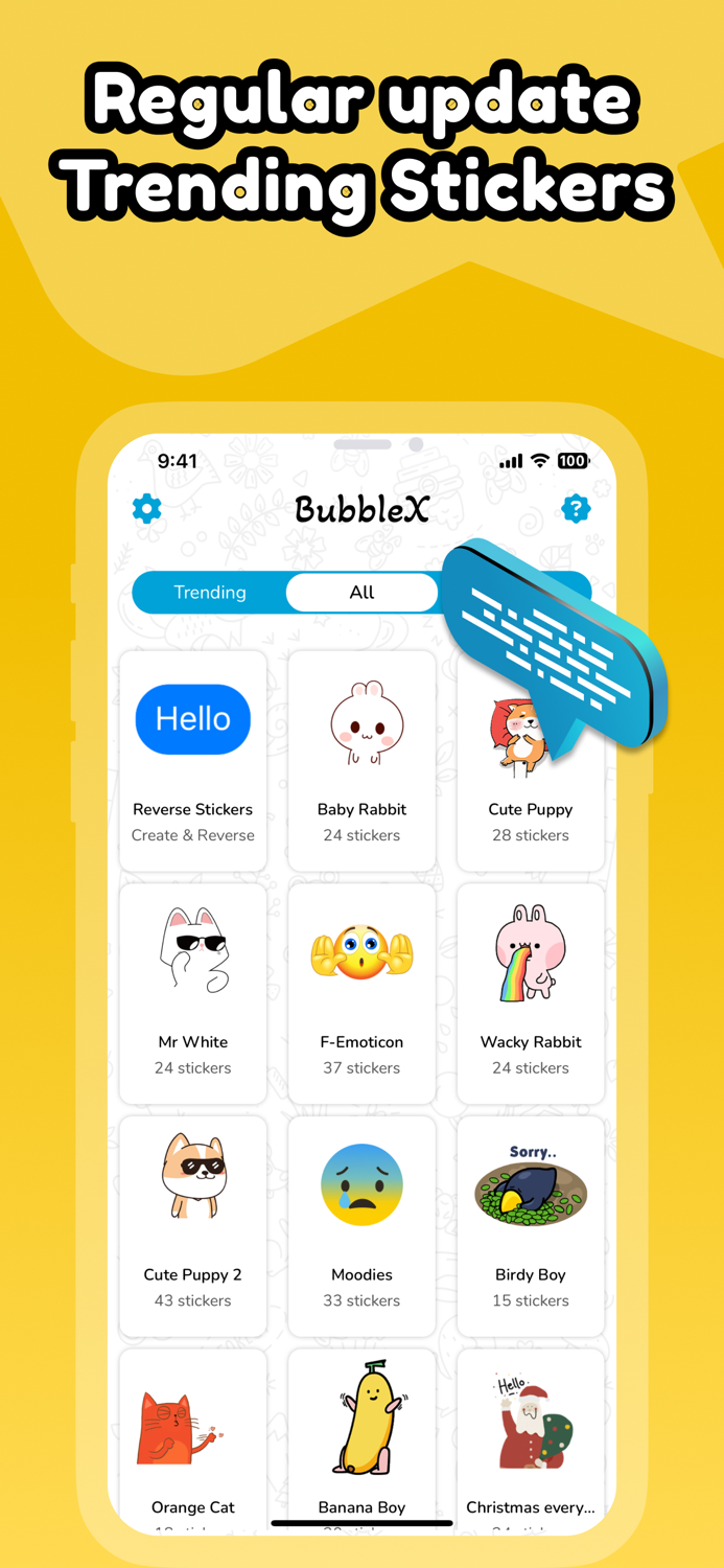 BubbleX - Text Stickers Maker