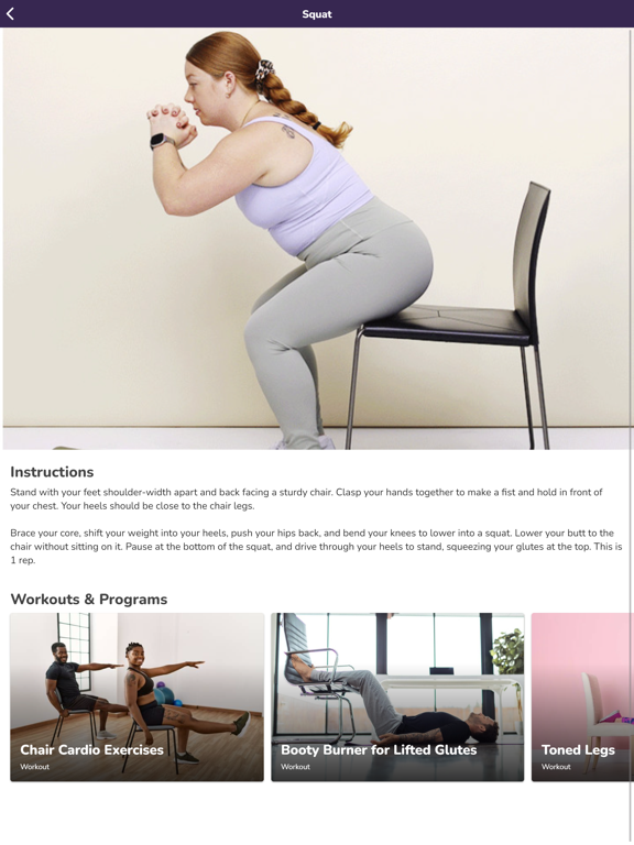Chair Exercises - Sit & Be Fit screenshot 4