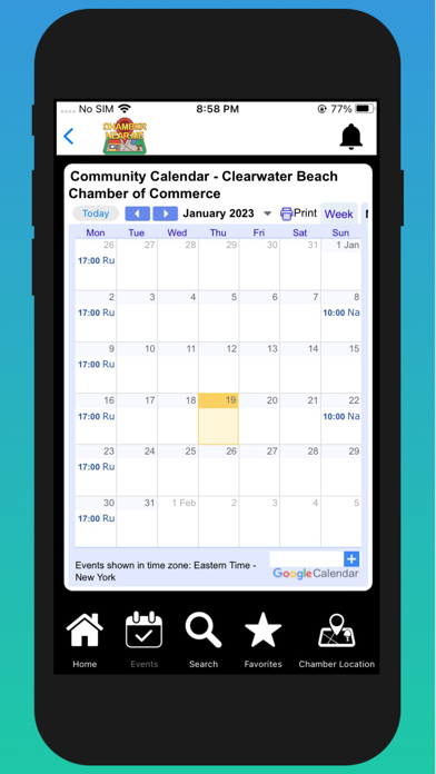 Chamber Near Me Screenshot