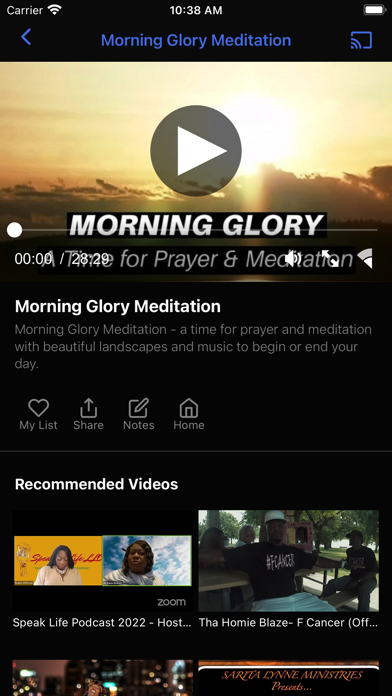 Sarita Lynne Ministries Screenshot