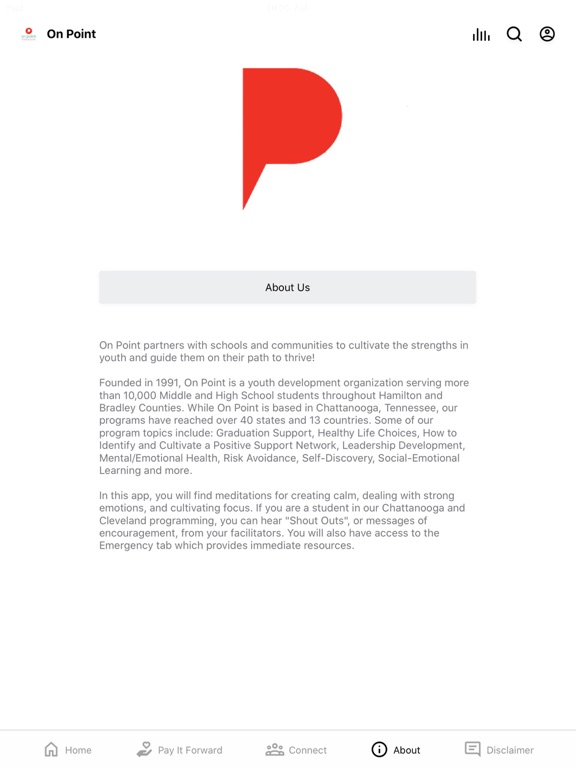 On Point: Direction for Life iPad screenshot 3 - Education app