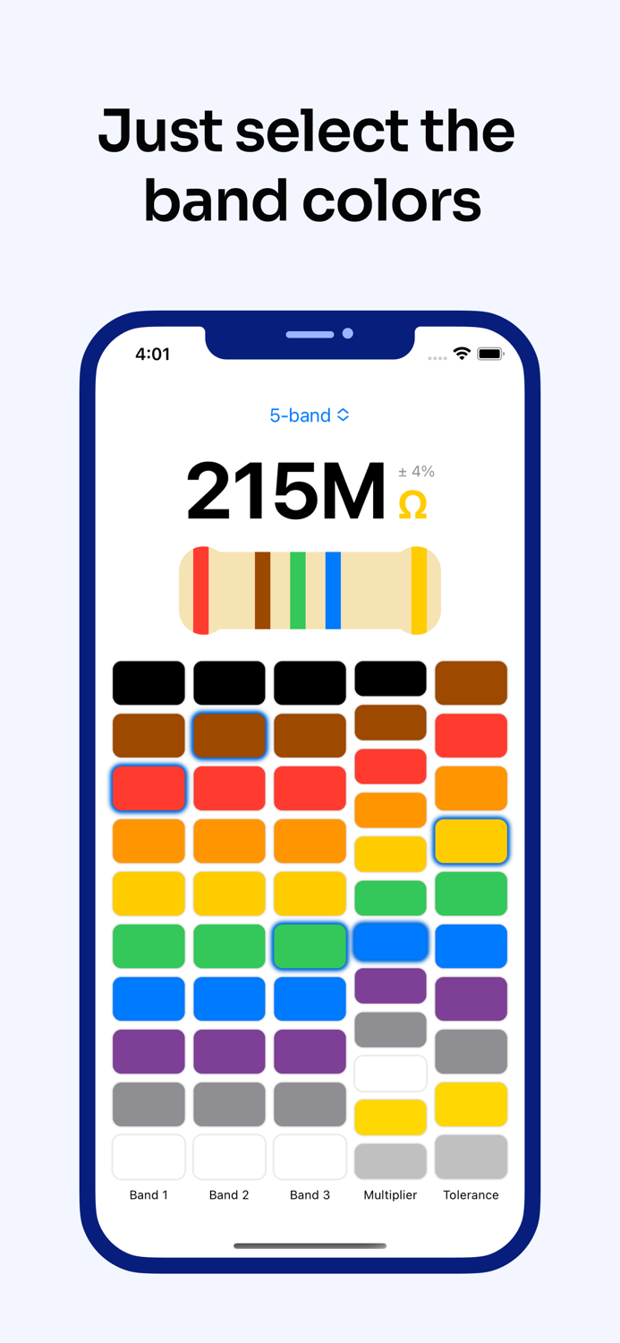 Resistor Color Band Calculator