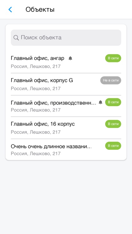 Cloud-Control Мнемосхема