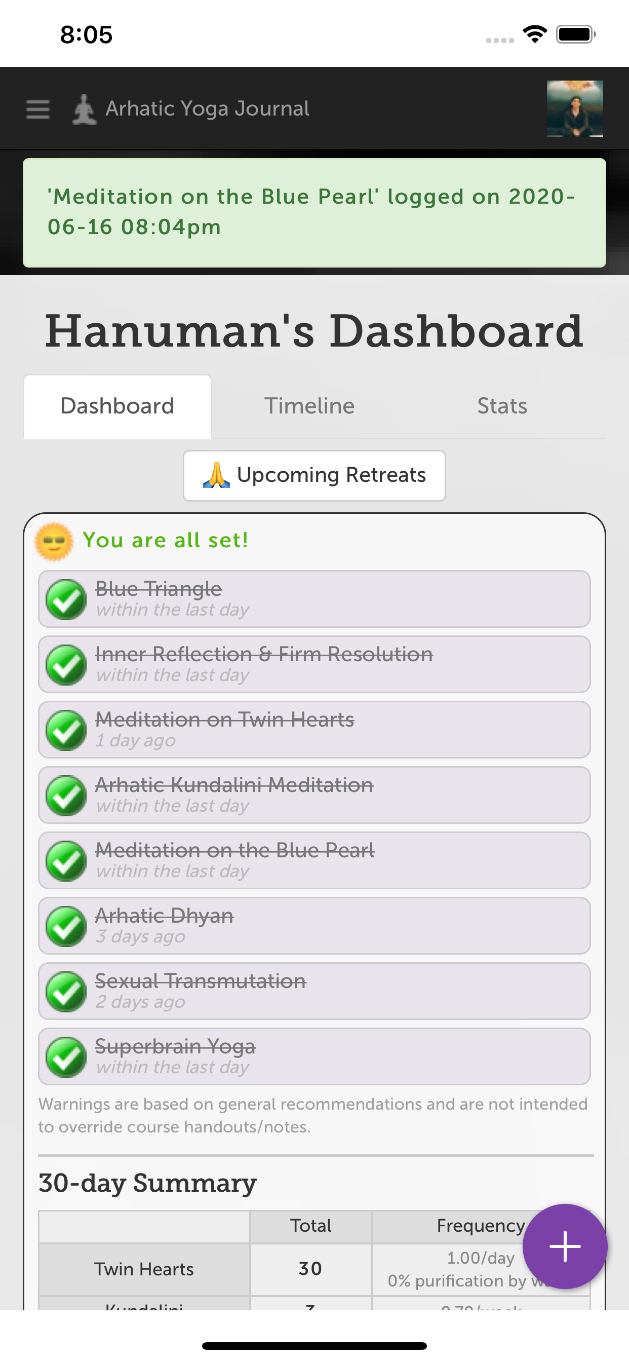 Arhatic Yoga Journal