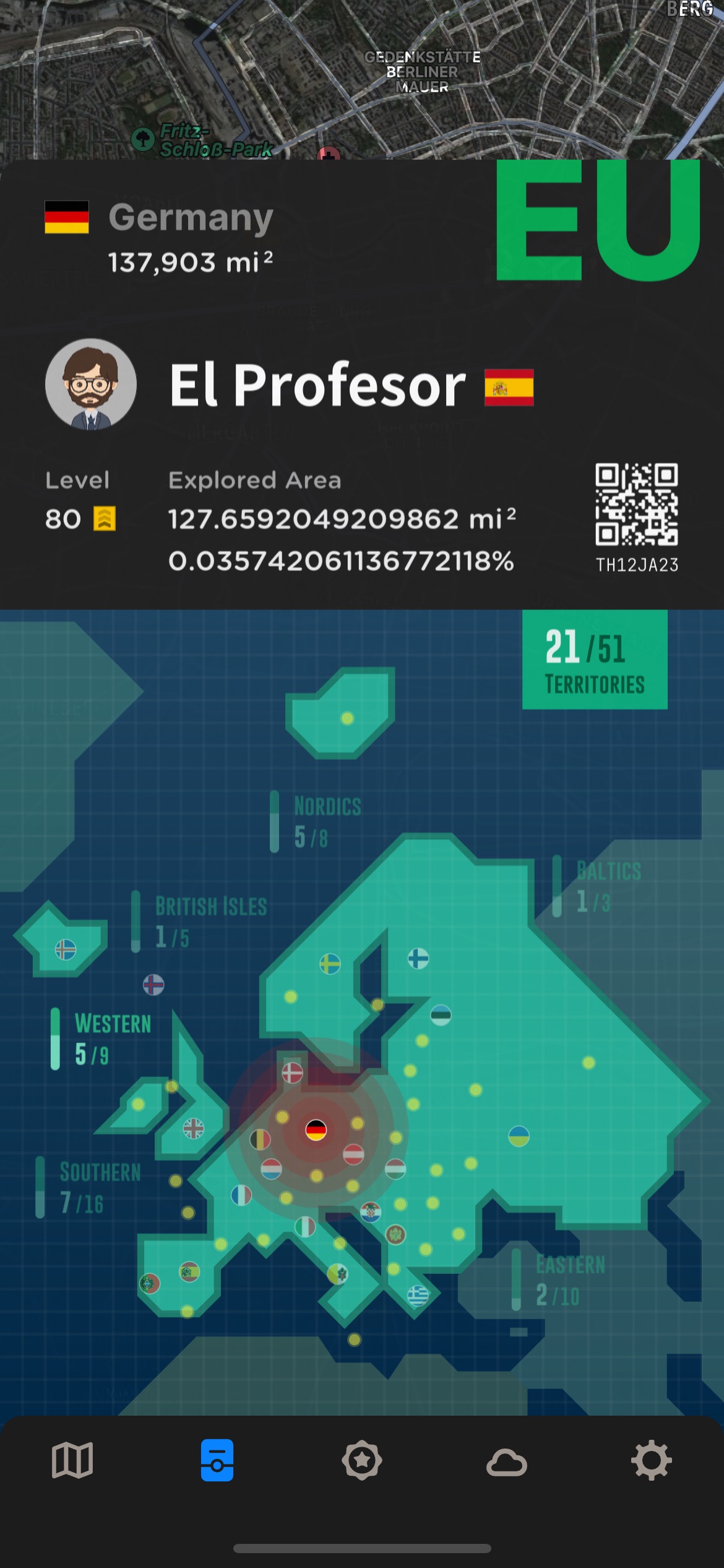 Screenshot do app Fog of World