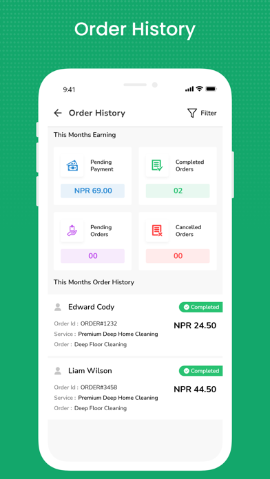UrbanSewa Provider Screenshot