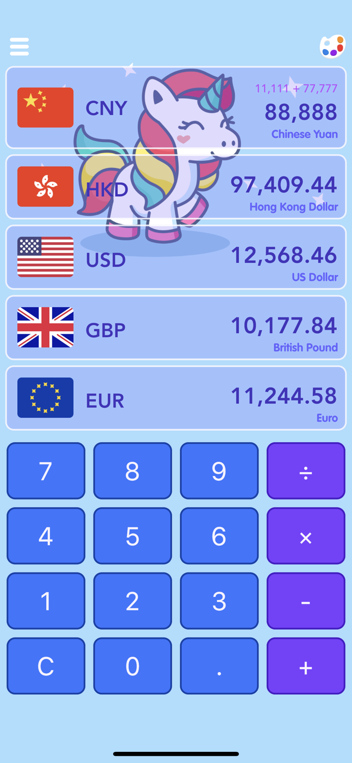 Color Currency Calculator