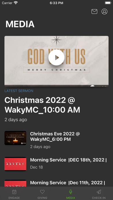 Wakarusa Missionary Church Screenshot