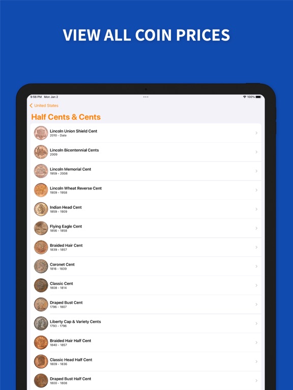 Screenshot #5 pour Price Guide - U.S. Coin Values