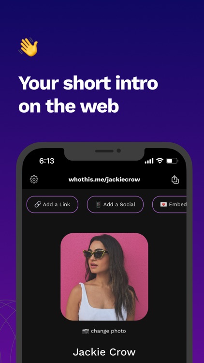 WhoThis: Link in Bio