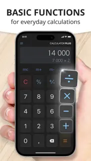 calculator plus with history iphone screenshot 2
