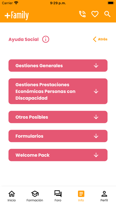 +Family: Apoyo para Familias Screenshot