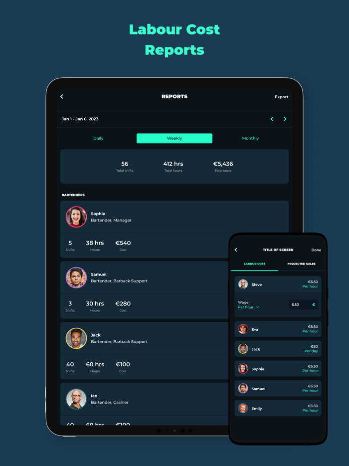 Employee Scheduling by BLEND