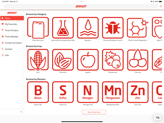 BRANDT Ag Product Finder iPad screenshot 2 - Business app